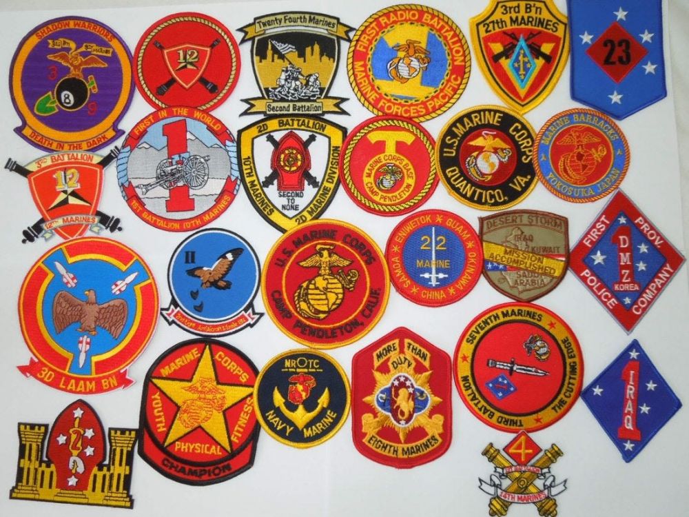 Lot 382: Lot of 25 USMC Patches