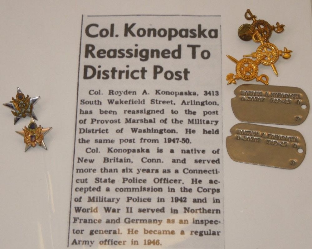 Lot 448: WWII US Army Inspector General Dog Tags Lot & Research
