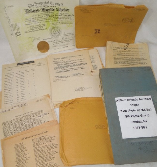 Lot 451: USAF 1942-50s Major Barnhart Personal Papers Group