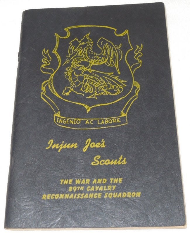 Lot 465: WWII 89th Cavalry Reconnaissance Squadron Book Roster