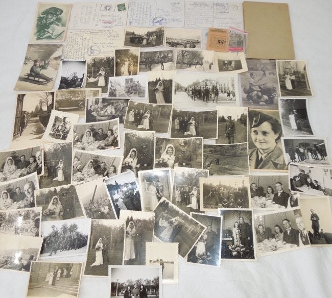 Lot 480: WWII Lot German Wehrmacht Army Photographs in Uniform