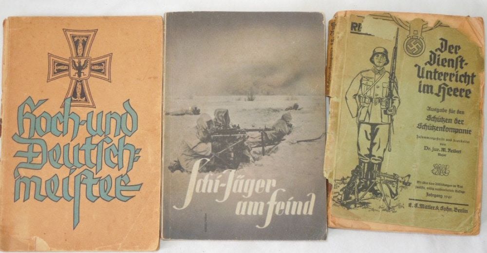 Lot 484: WWII German Military Wartime Manuals Books Lot