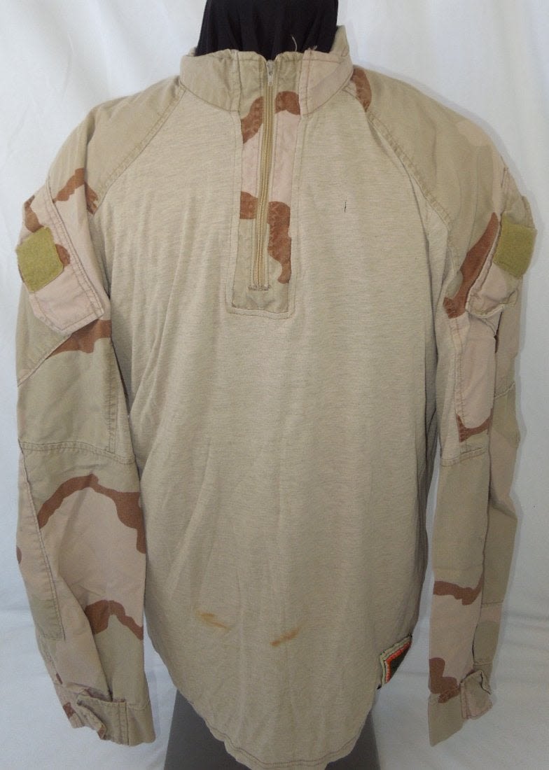 Lot 498: Afghanistan OEF US Navy SEAL Combat Worn DCU Shirt