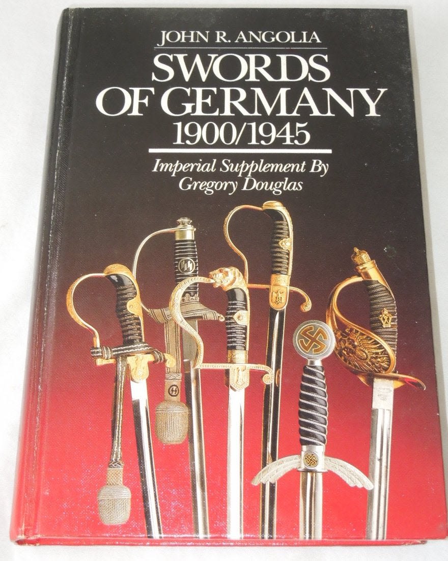 Lot 507: Signed Swords of Germany 1900 - 45 Angolia Book 1st Ed.