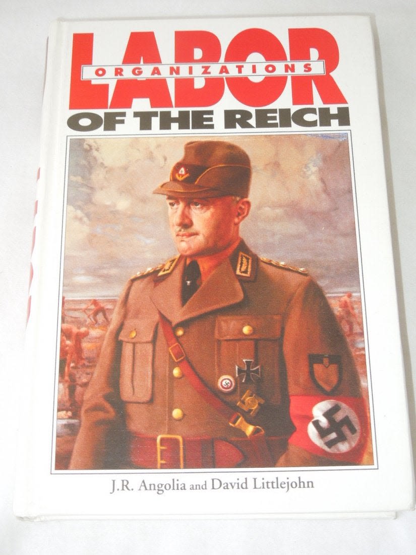 Lot 508: Labor Organizations Third Reich Angolia Book
