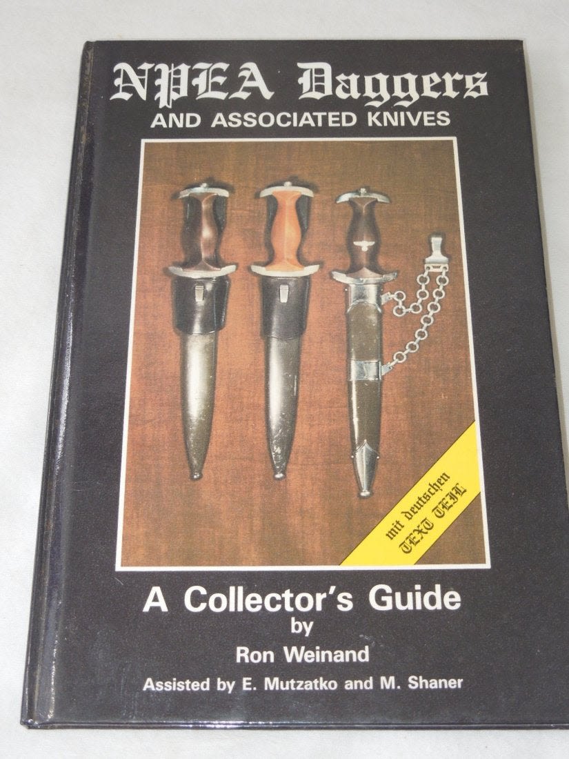 Lot 513: NPEA Daggers and Knives Book Weinand Signed