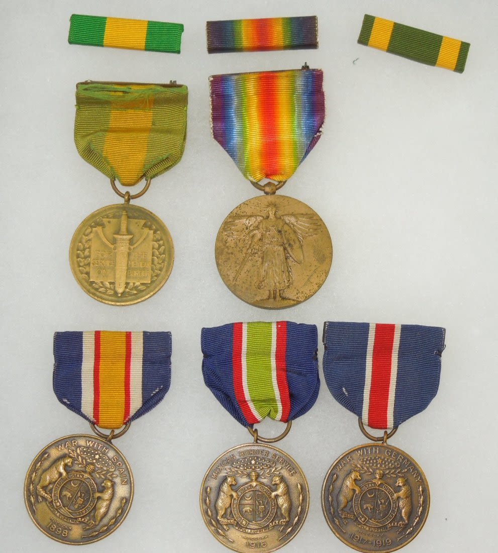 Lot 149: Mexican Border & WWI Missouri Major General Medal Group