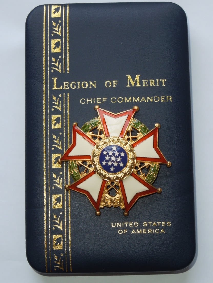 Lot 179: US Military Legion of Merit Chief Commander Badge Medal