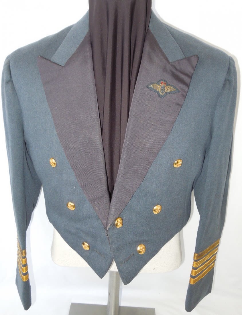 Lot 242: 1950s RAF Named Group Captain Pilot Mess Uniform