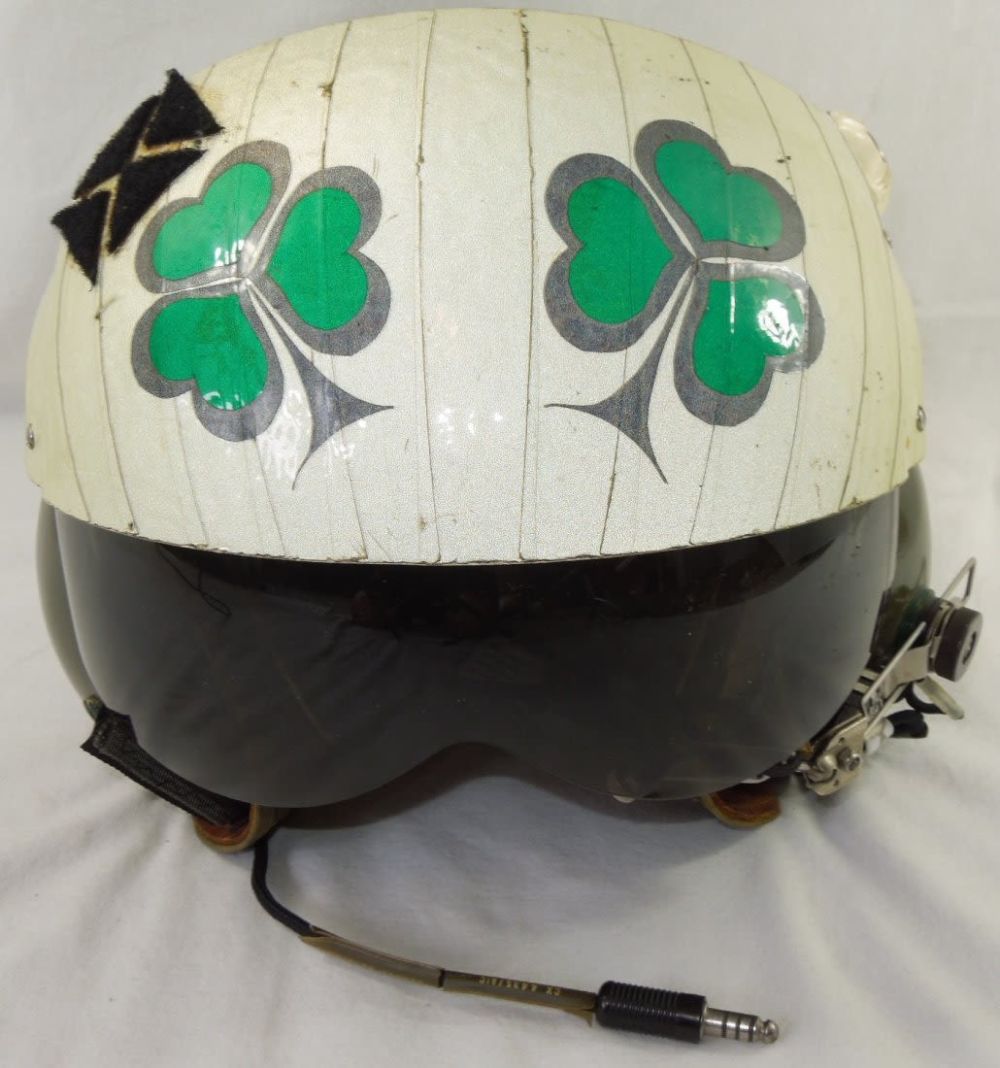 Lot 244: US Gentex Pilot Helmet With Unit Decals