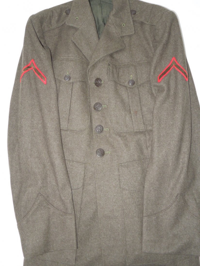 Lot 251: Korean War 1st Marine Division Named Uniform Jacket