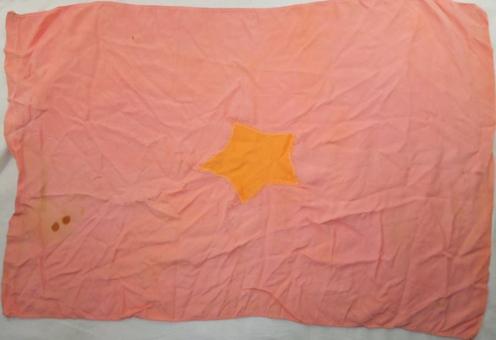 Lot 268: Vietnam Bringback Viet Cong Flag 506th Inf. 101st