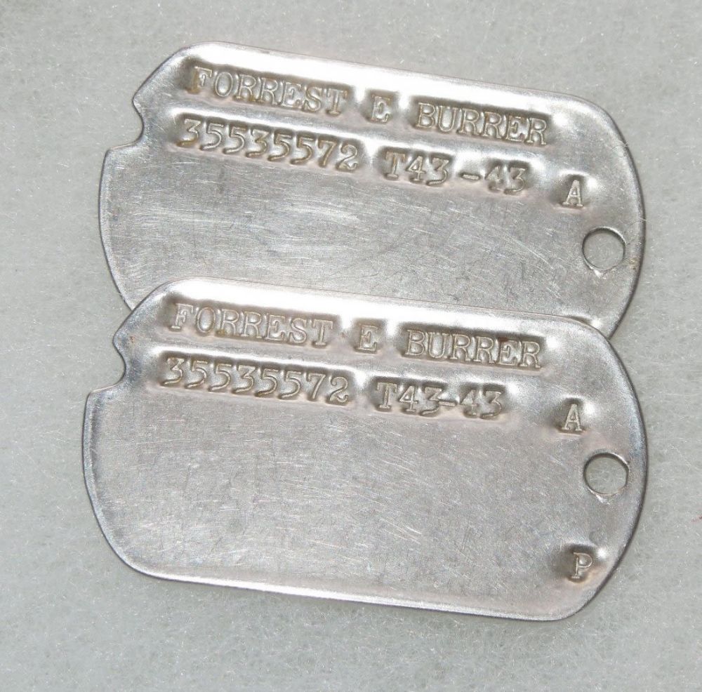 Lot 274: WWII US 15th Army Air Force Dog Tags Set