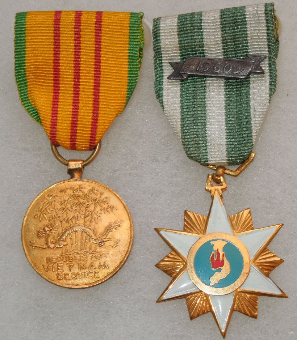 Lot 294: Vietnamese Theater Made US Military Medals Lot