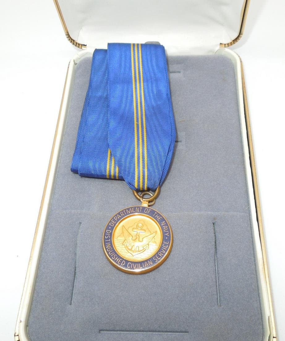 Lot 176: Named US Distinguished Civilian Service Medal Admiral