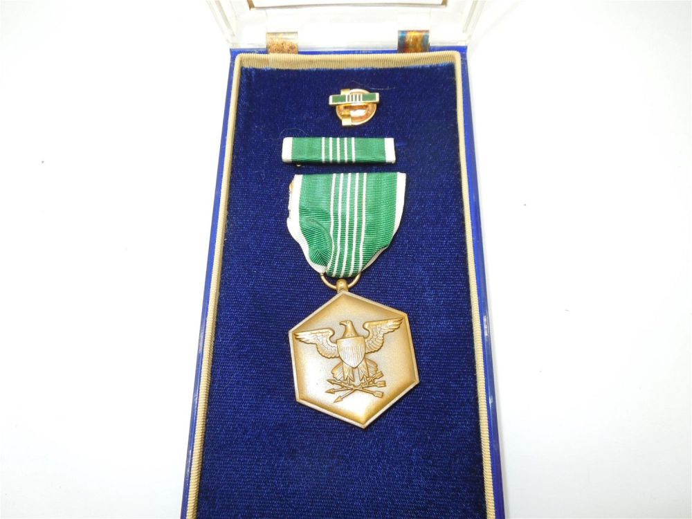Lot 184: Three War Japanese American Named ARCOM Commendation Medal