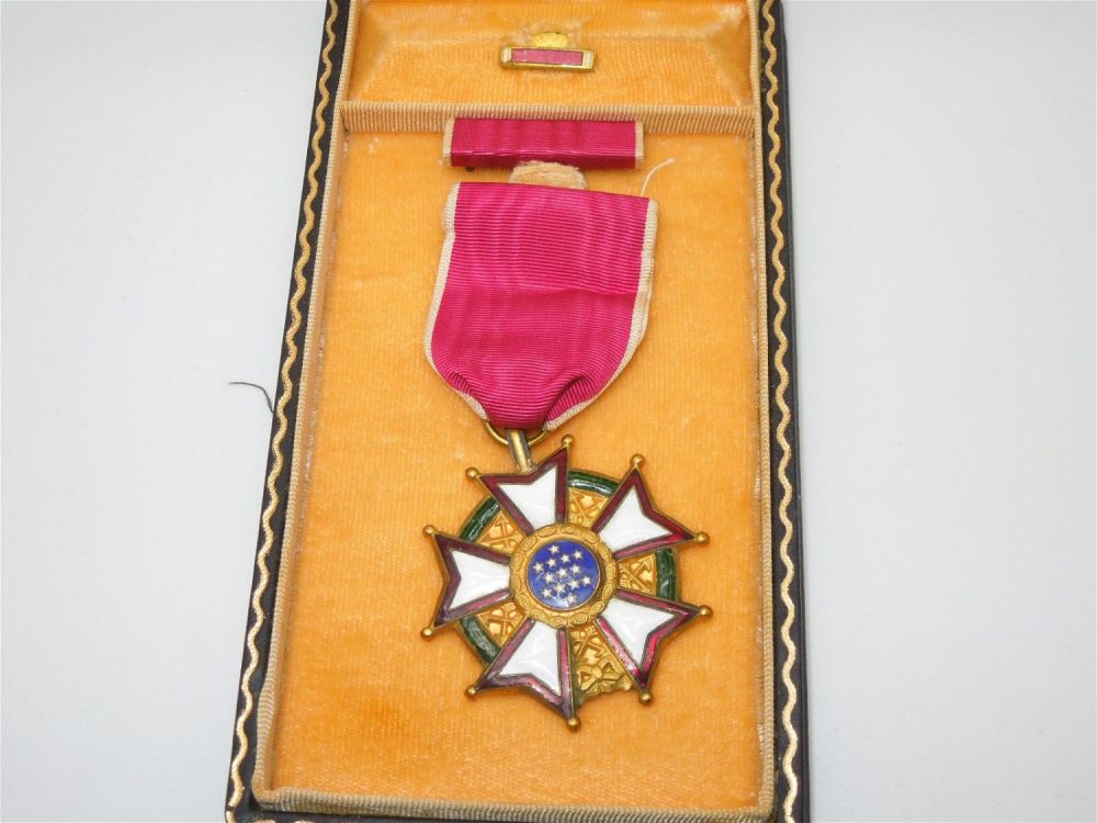 Lot 189: Korean War US Named Colonel Advisor Legion of Merit Medal