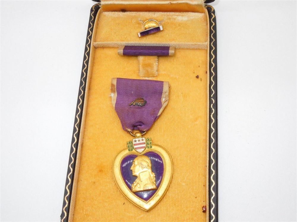 Lot 192: Korean War Named 25th Infantry Division Purple Heart Silver Star