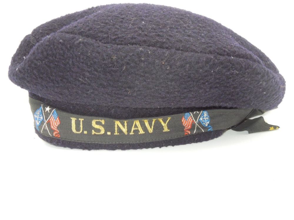 Lot 219: WWII Childs Kids US Navy Homefront Cap Hat