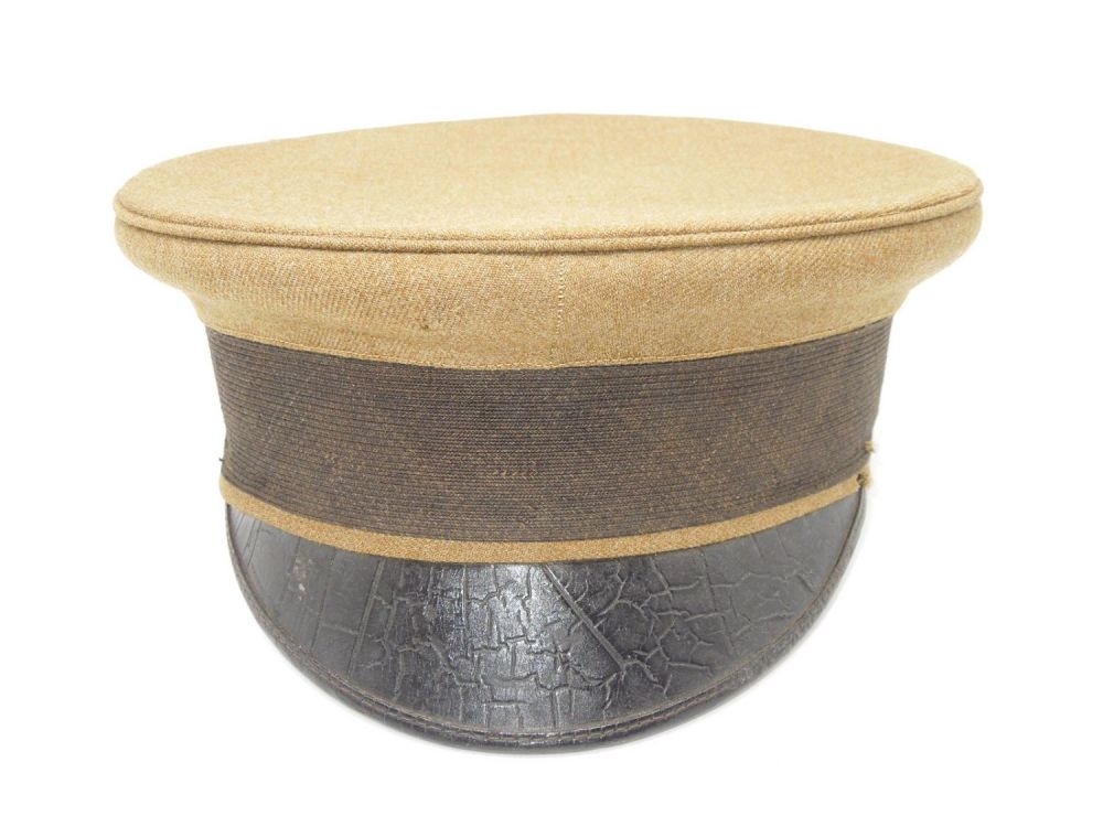 Lot 228: RARE WWI Era Army DeMoulin Bros Visor Hat Cap