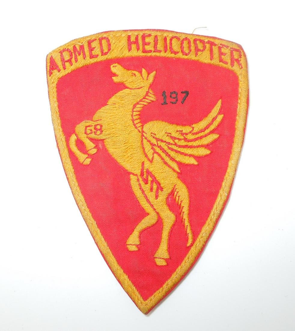 Lot 276: Vietnam Theater Made 197th Armed Helicopter Patch