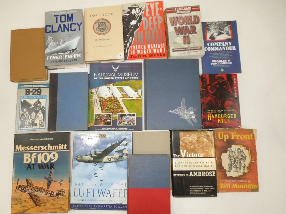 Lot 440: Military Books Air Force WWII Tank Destroyer Lot of 17