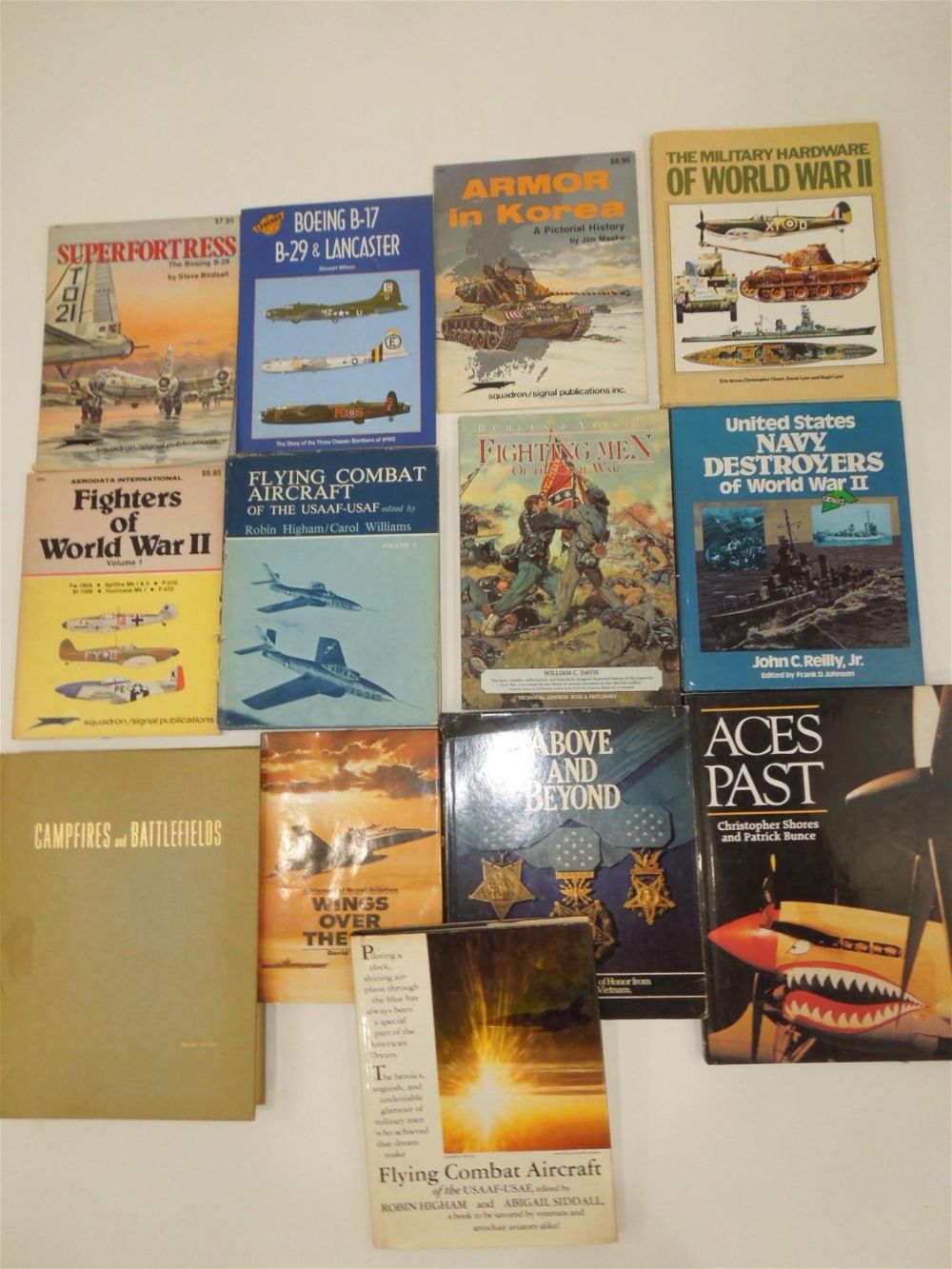 Lot 441: Military Books Air Force WWII MOH Navy Lot of 13