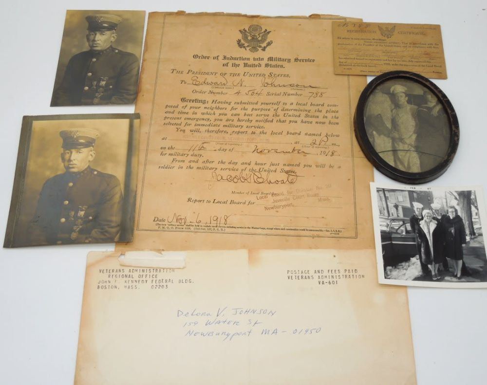 Lot 144: Spanish American War - WWI US Navy Veteran Photo & Paper Group