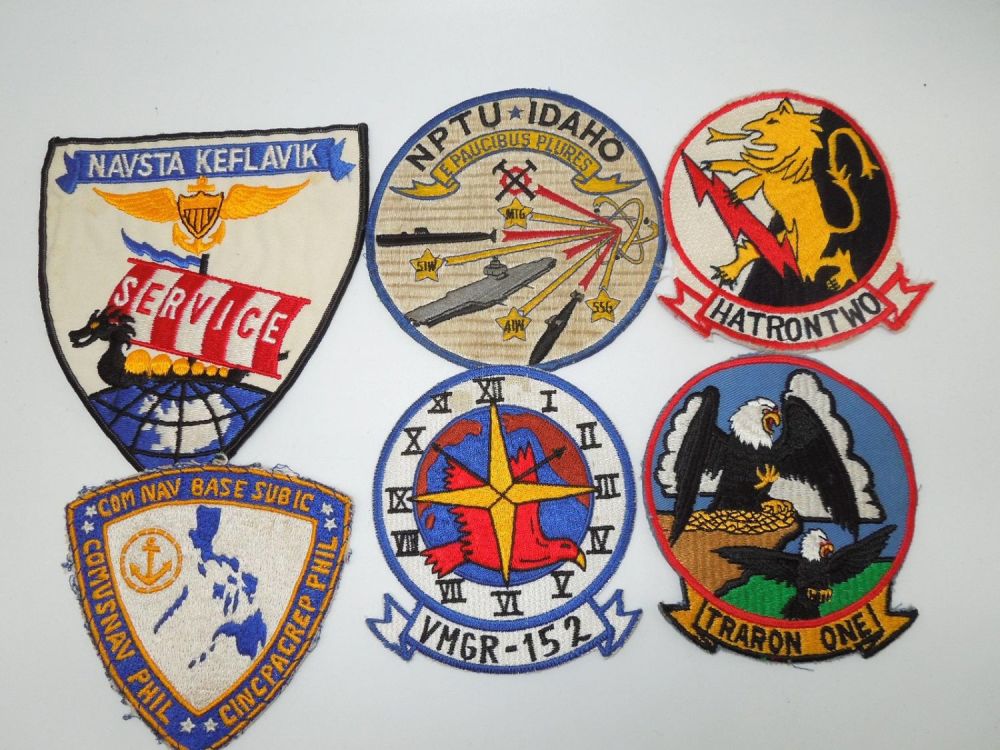 Lot 389: Vietnam Era US Navy Patches Subic Bay NPTU Idaho VMGR 152