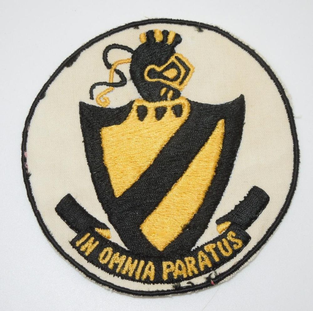 Lot 411: Vietnam Era USN Navy Attack Squadron 23 Black Knight Patch