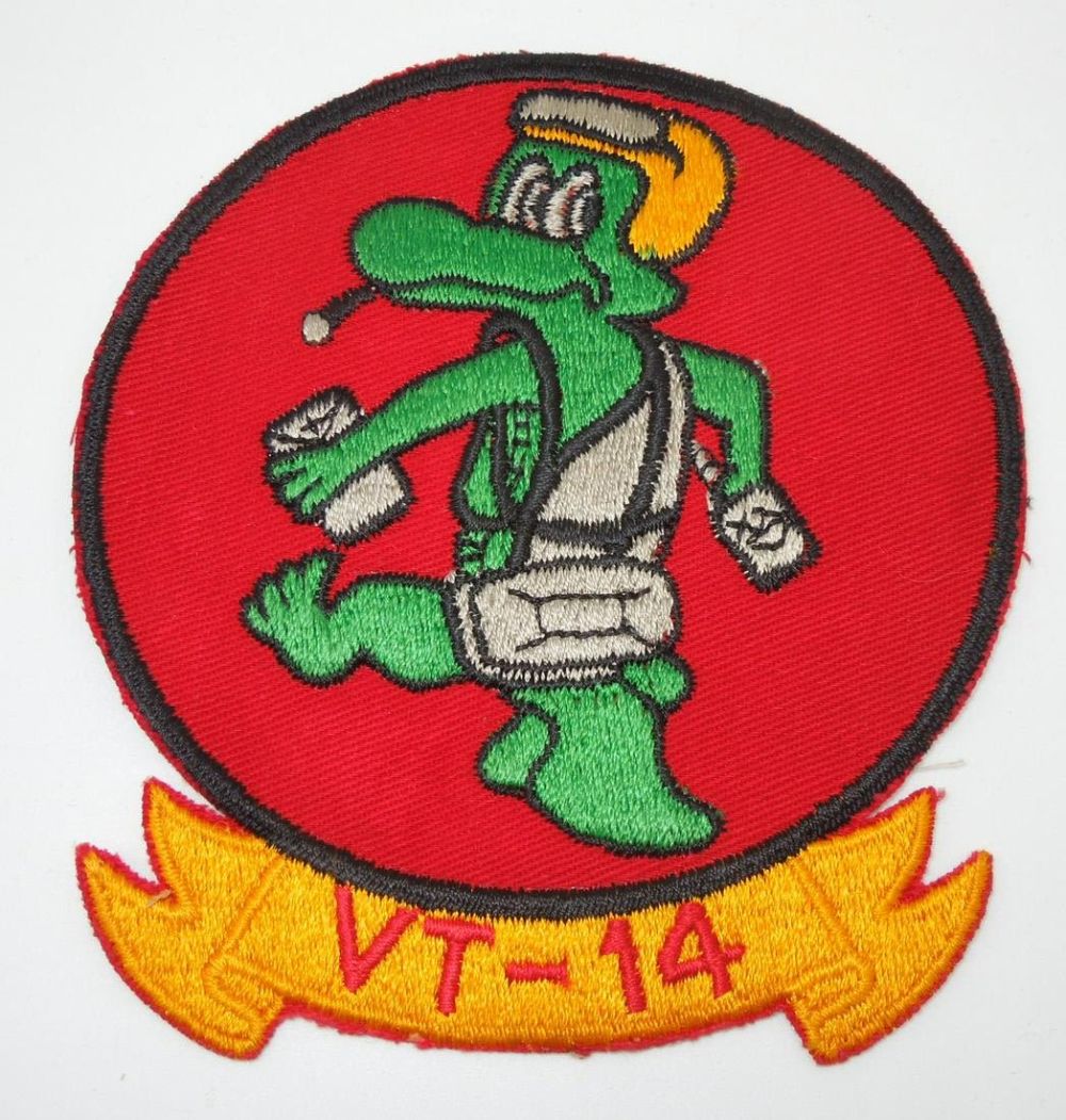 Lot 412: Vintage USN Navy VT-14 Torpedo Squadron Patch