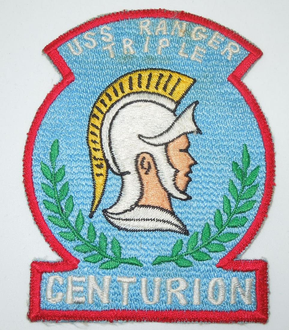 Lot 420: Vietnam Era USN Navy USS Ranger Triple Centurion Patch