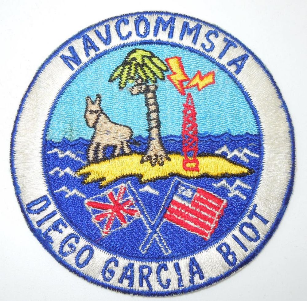 Lot 425: Custom NAVCOMMSTA Diego Garcia British Indian Ocean Territory Patch