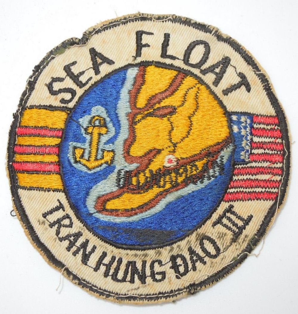Lot 435: 1969 Joint US & RVN Navy Operation Sea Float Tran Hung Dao Patch