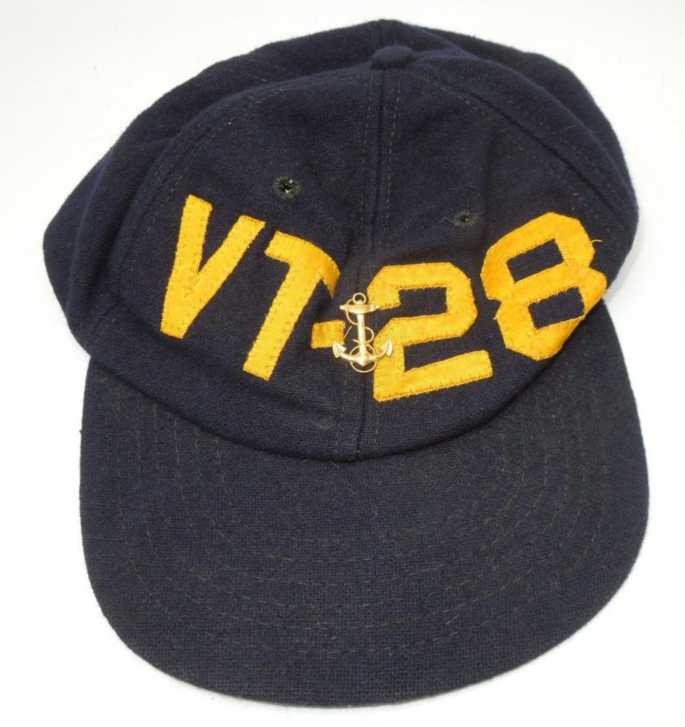 Lot 457: Vietnam Era USN Navy VT-28 Ball Cap Hat