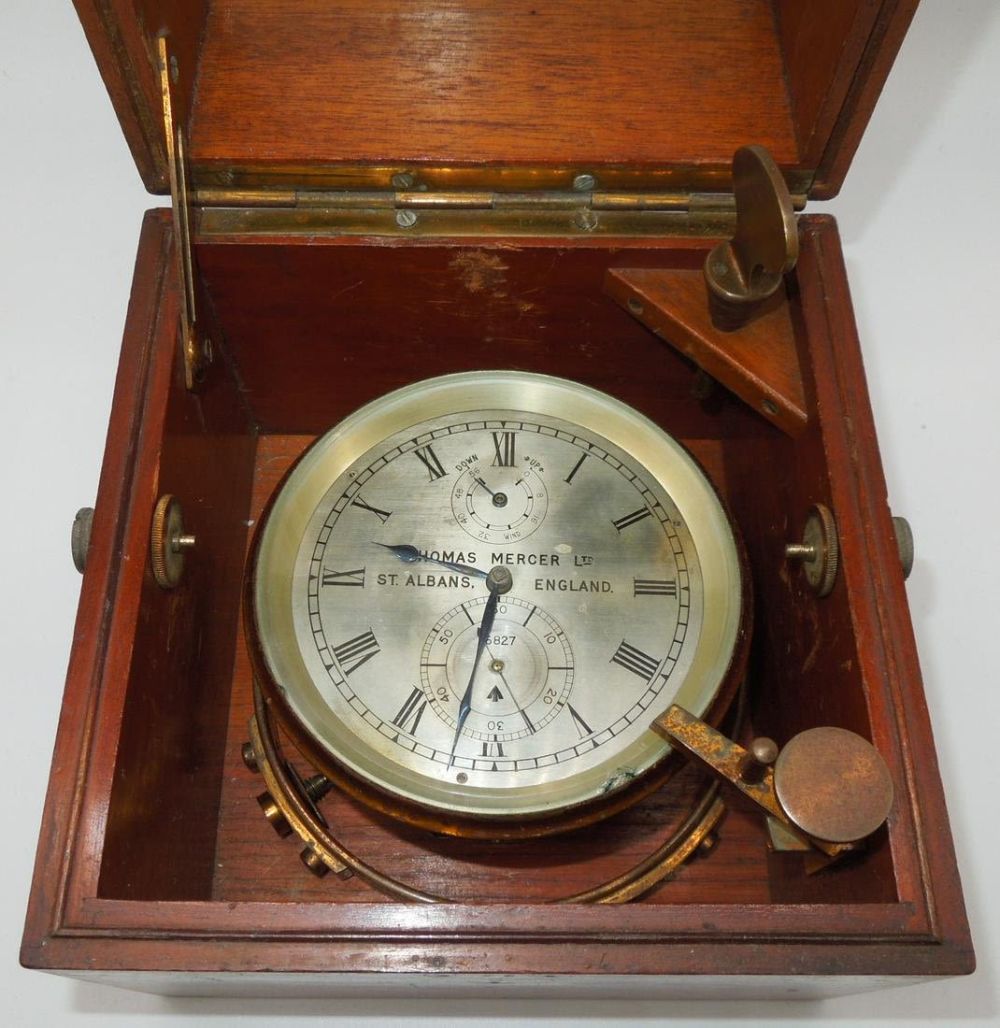Lot 489A: 1940 Thomas Mercer Royal Ship Chronometer