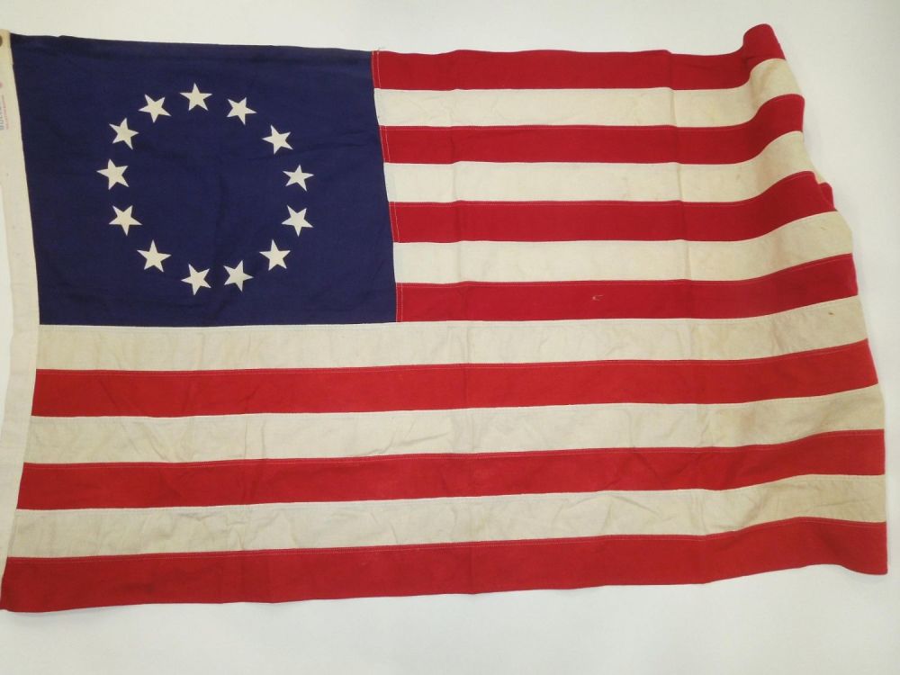 Lot 571: Vintage US 13 Star American Flag 3x5 Feet