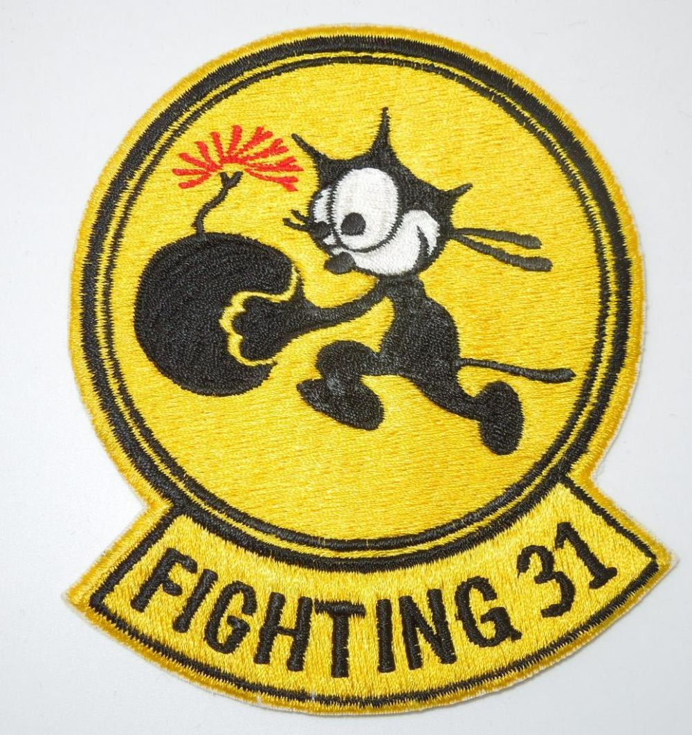 Lot 147: Vietnam War Ace Novelty Japanese Made Navy Fighting VA-31 Patch