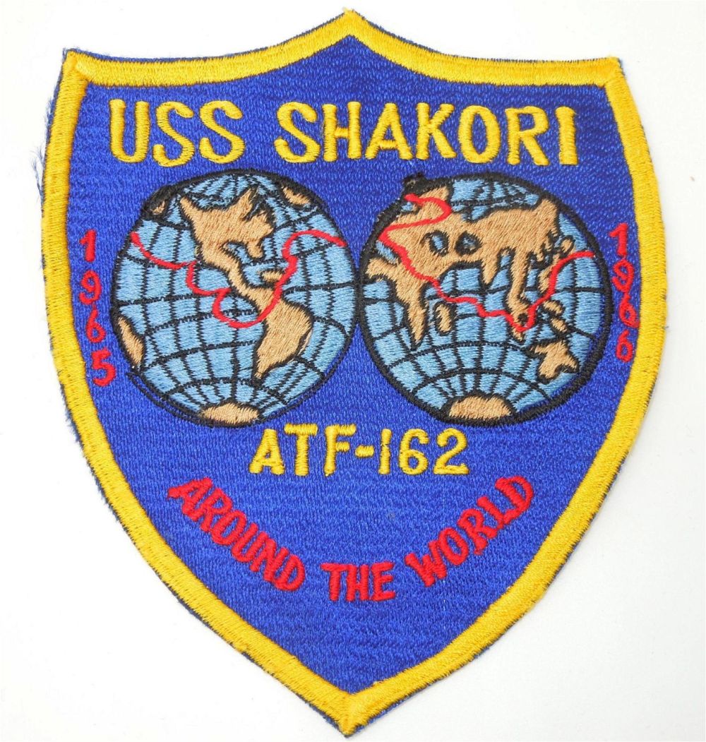 Lot 149: 1966 US Navy USS Shakori ATF-162 Around The World Patch