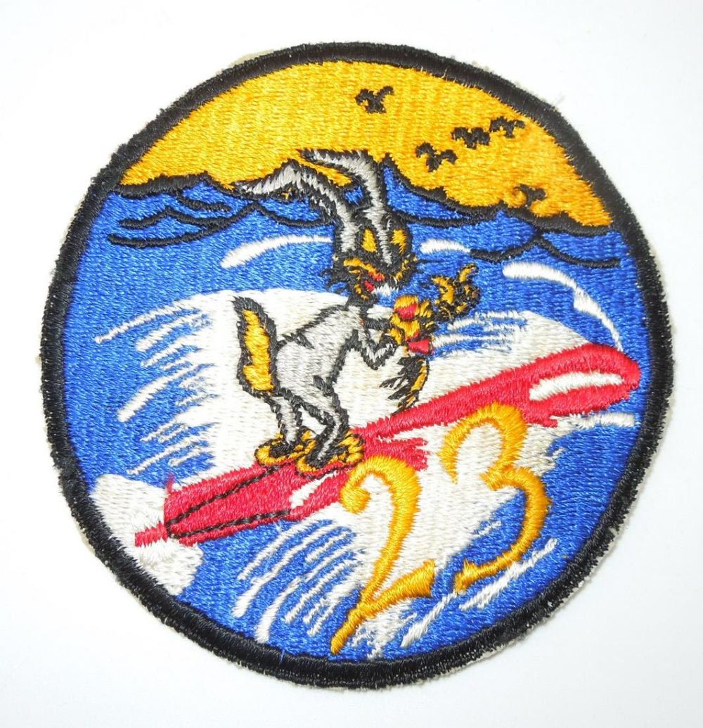 Lot 153: WWII Rare PT-23 Bugs Bunny Navy Patch