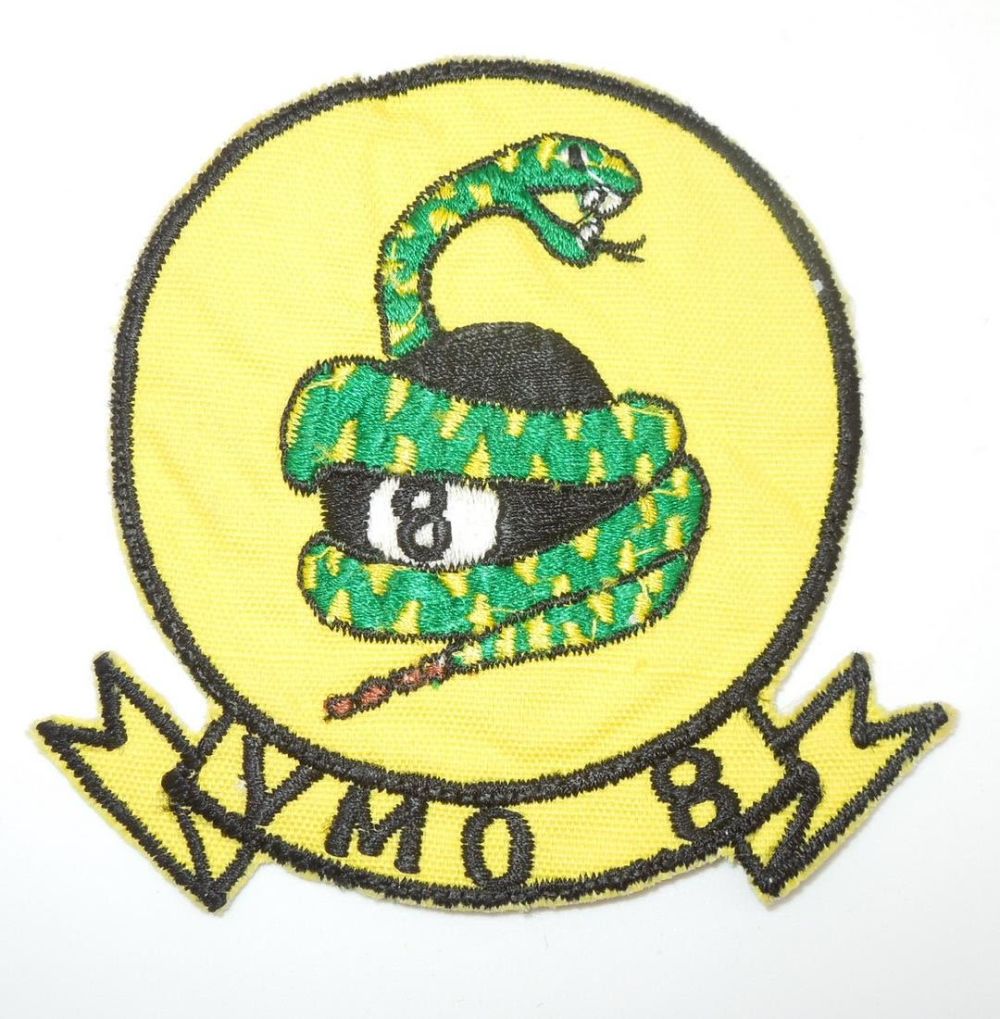 Lot 156: Vietnam Era USMC Marine Corps VMO-8 Observation Squadron Patch
