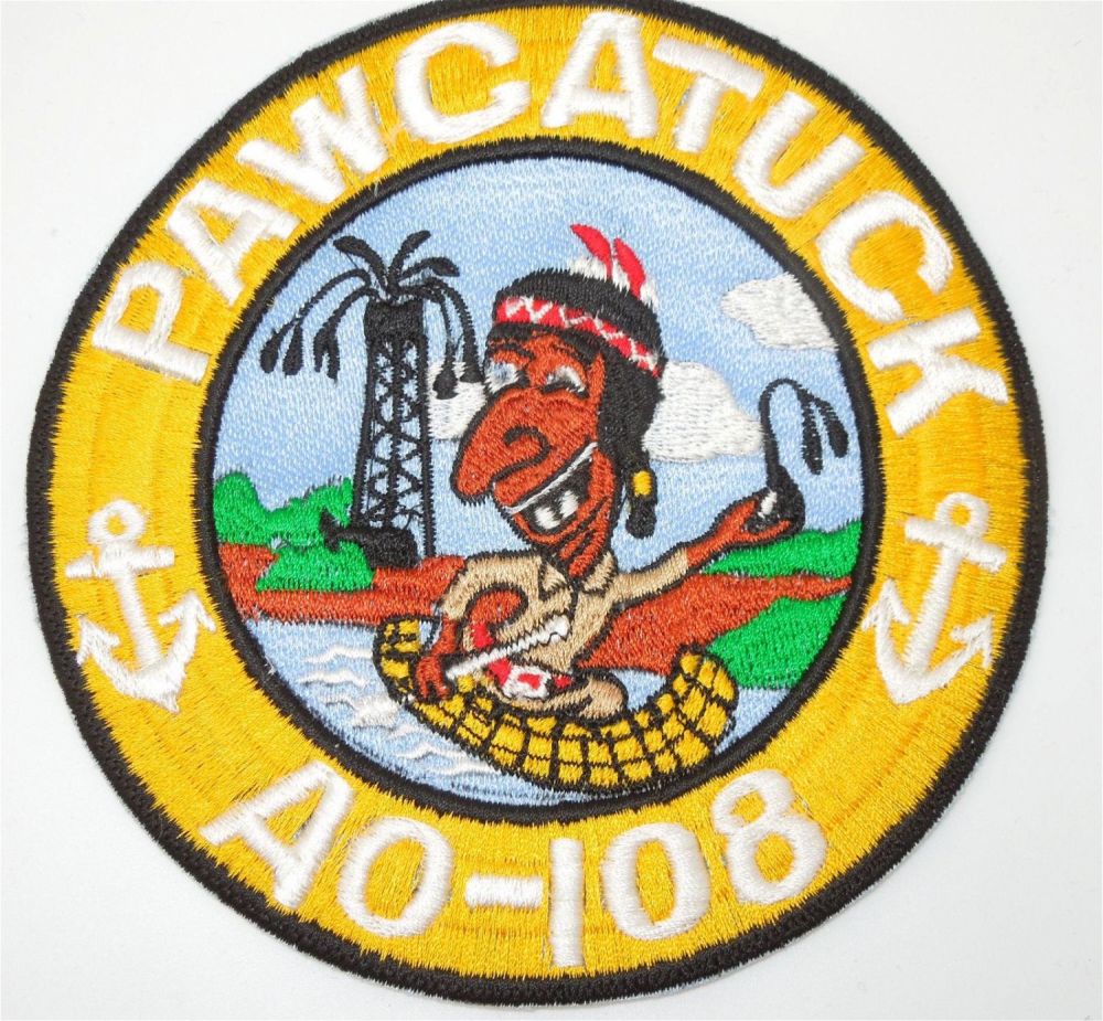 Lot 163: 1960s USS Pawcatuck AO-108 Custom Made Patch