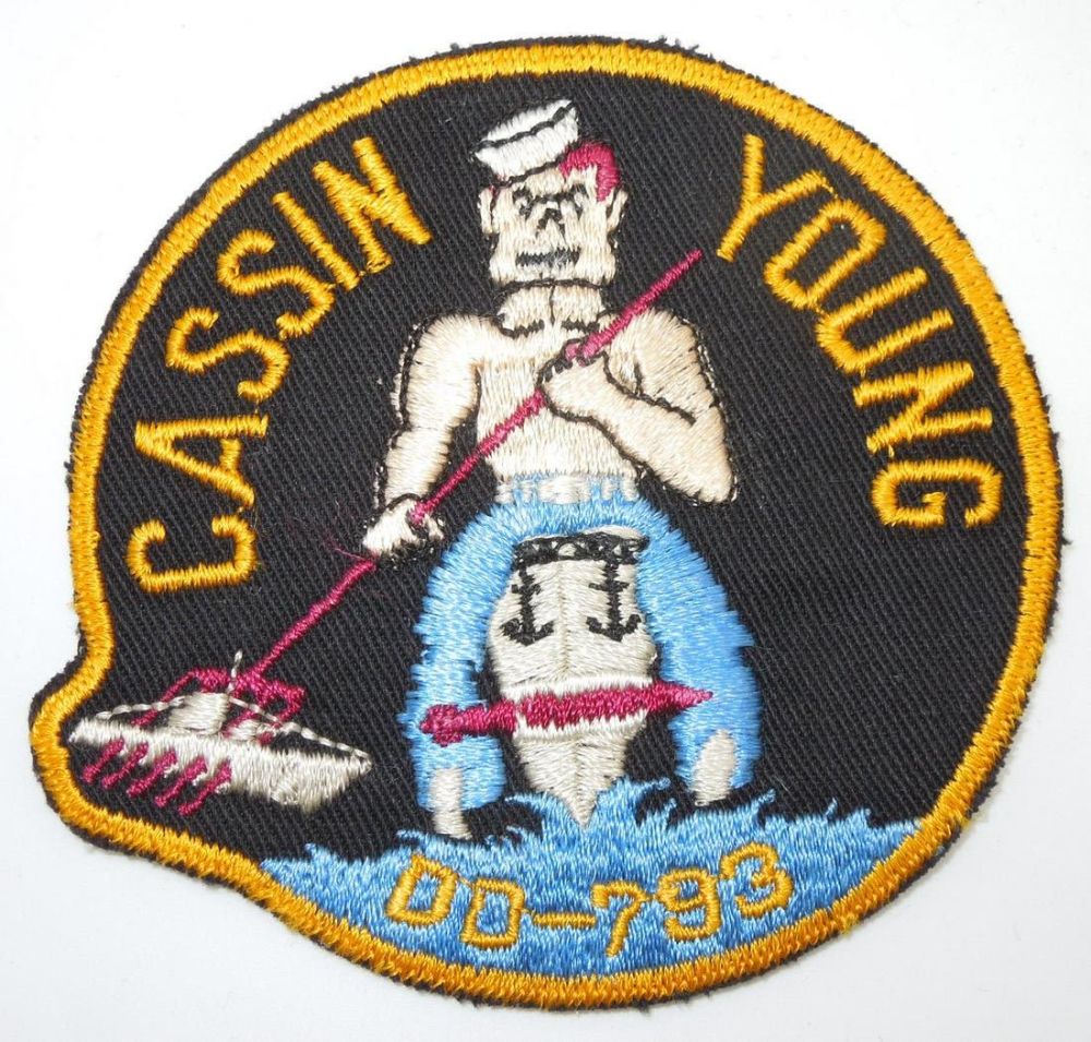 Lot 180: 1950s US Navy USS Cassin Young DD-793 Patch