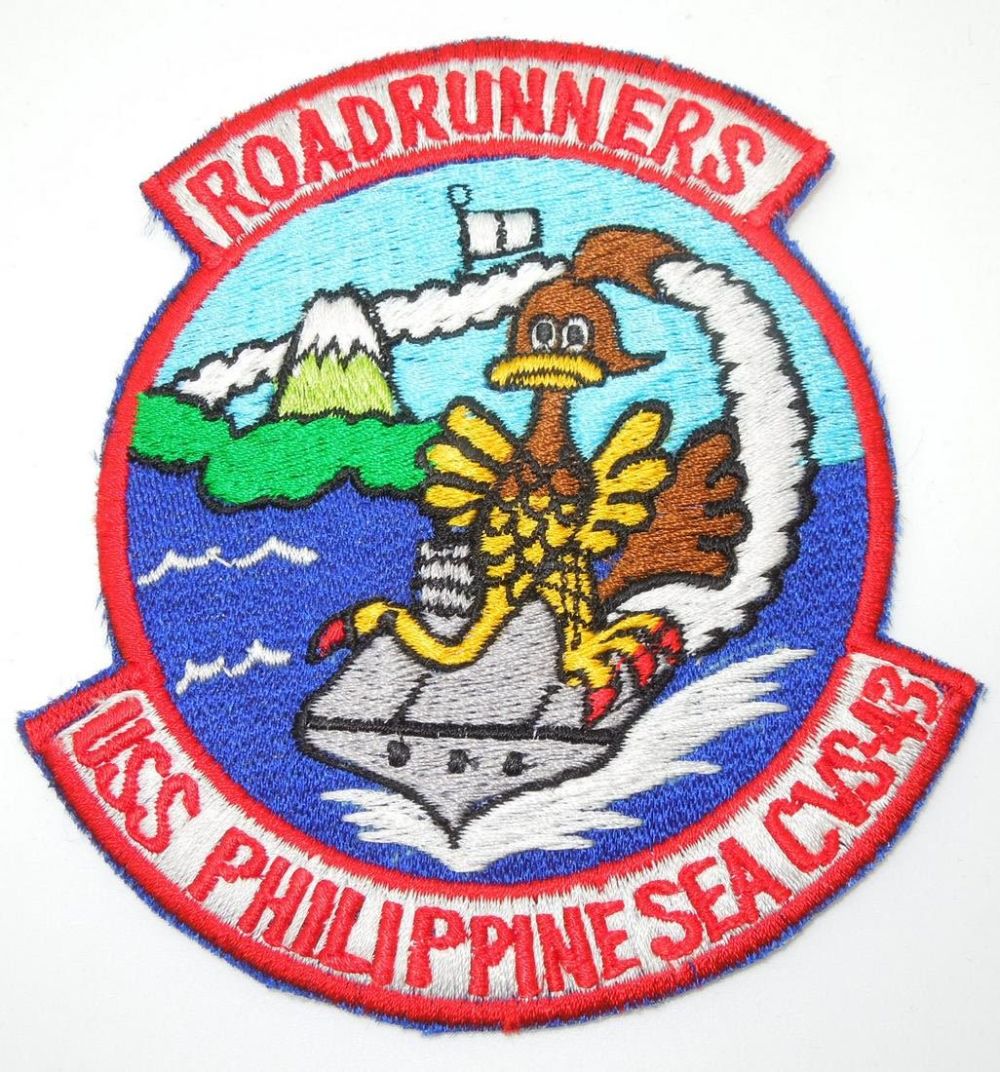 Lot 181: 1960s US Navy CVS-43 USS Philippine Sea Roadrunners Patch