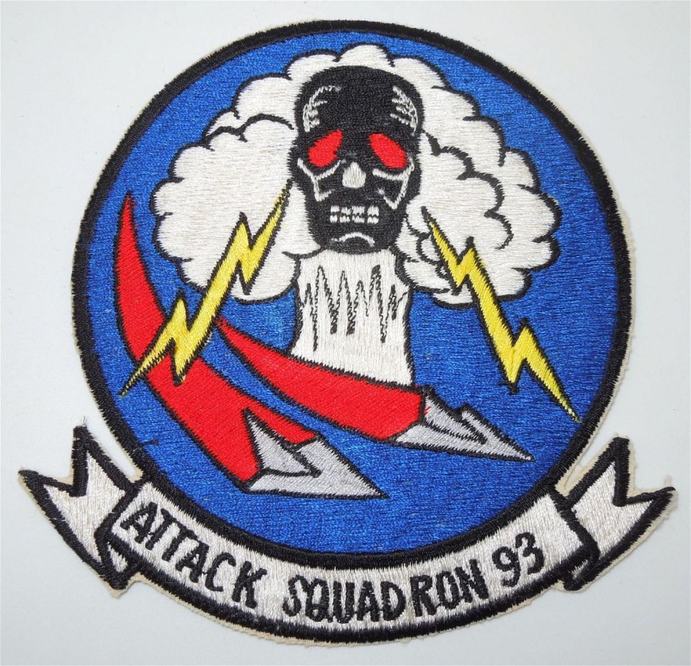 Lot 182: Vietnam War US Navy Attack Squadron VA-93 Patch