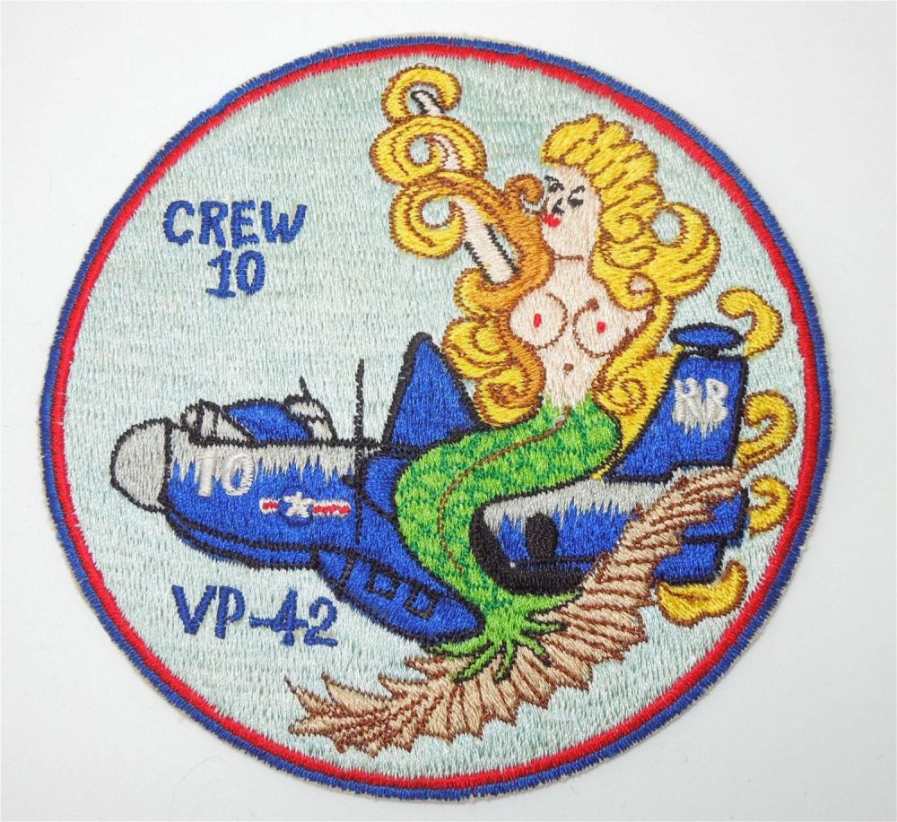 Lot 193: Korean War US Navy VP-42 Crew 10 Patch