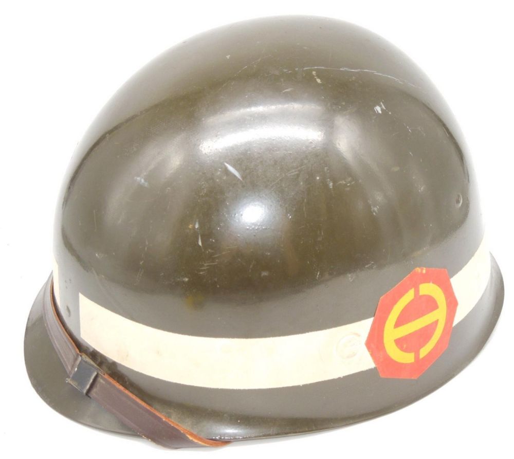 Lot 228: 1950s US Army Hawaiian Department Command M-1 Helmet Liner