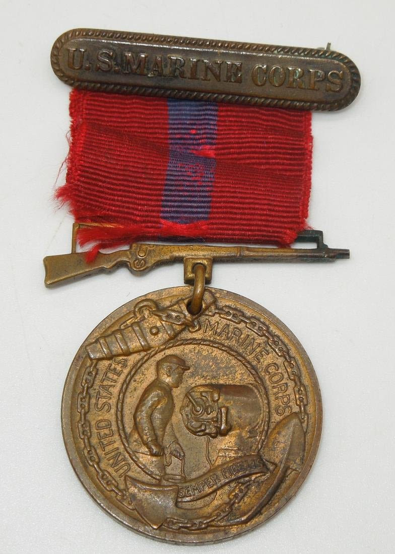 Lot 284: WWI Numbered US Marine Corps USMC Good Conduct Medal