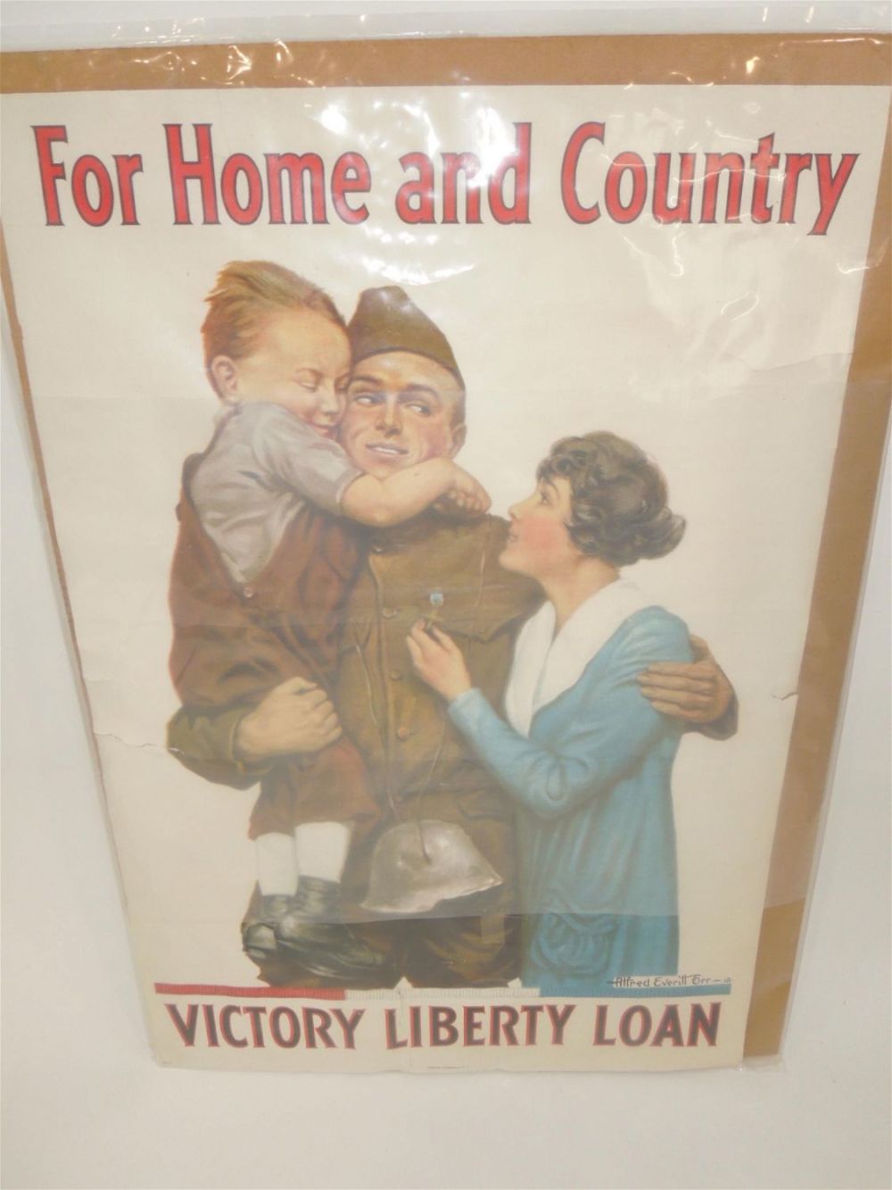 Lot 339: 1918 WWI Victory Liberty Loan Poster