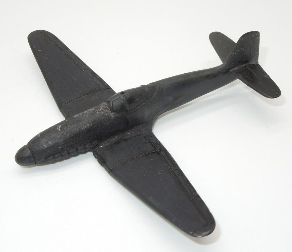 Lot 355: WWII 1942 Heinkel He-113 Spotter ID Aircraft Recognition Model Plane